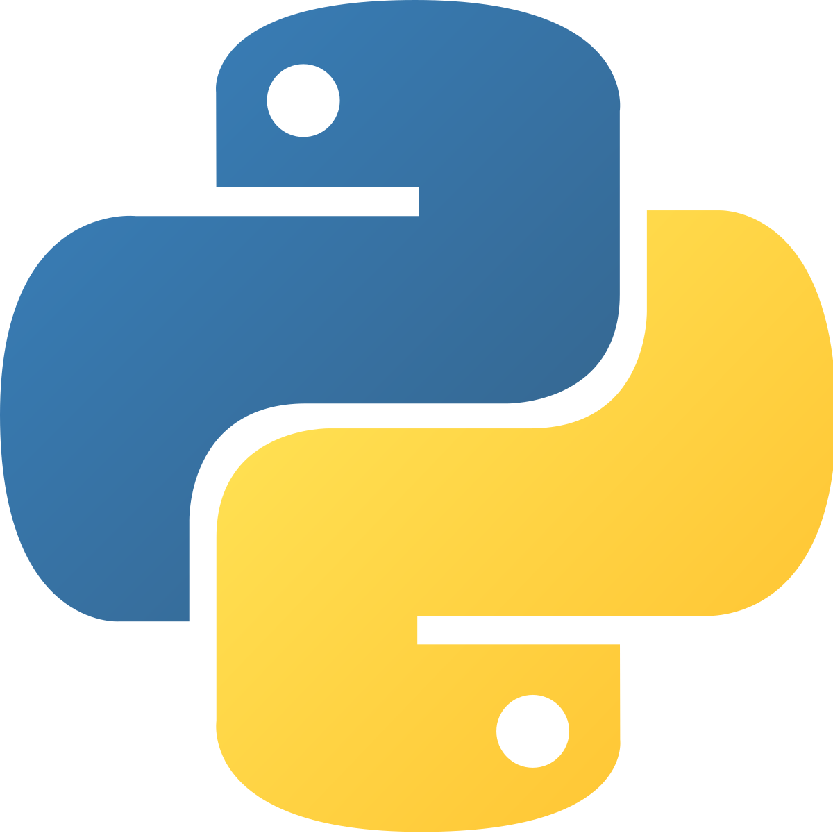 Python programming language logo
